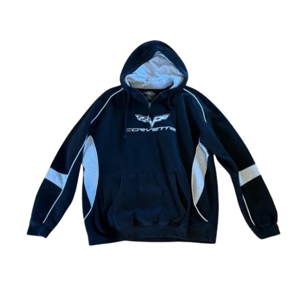Charles River Apparel Black and Gray Men's Hoodie